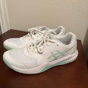 ASICS Women's White and Mint Shoes